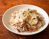 A picture of step 4 of Easy Pork with Scallion Salt Sauce.