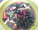 A picture of step 5 of Stir-fried Kangkung (water spinach).