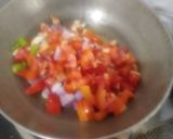 A picture of step 1 of Matar paneer masala.