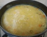 A picture of step 5 of Indo - Chinese Sweet Corn Veggie Soup.