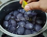 Foto langkah ke 5 dari resep Manisan Kolang-kaling Bunga Telang.
