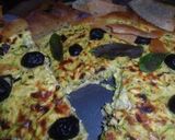 Une image de l'étape 1 de Quiche de courgette à la grecque.