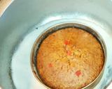 A picture of step 3 of Valentine special Rose cake.