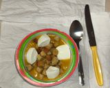 Foto del paso 3 de la receta: Crema de calabaza con picatostes y queso fresco