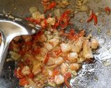 Foto langkah ke 3 dari resep Tumis labu siam dan udang.