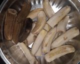 A picture of step 1 of Raw Banana Kofte.