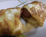 Foto del paso 4 de la receta: Omelette enrollado con queso y hot dog