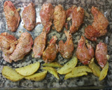 Foto del paso 2 de la receta: Alitas al horno con patatas Deluxe sin freír!