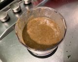 A picture of step 8 of Apricot, Black Garlic, and Parmesan Salad Dressing.