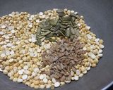 A picture of step 1 of Sun flowers & pumpkin seeds chikki.