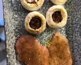 Töltött gomba, Mexican zöldségkeverék és csirkemell 🐥🍄🧀🍴 recept fázis 3 fotója