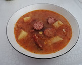 Foto del paso 6 de la receta: Kapustnica 🇸🇰🍲 - Sopa eslovaca de col y carne ahumada