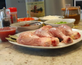 Foto del paso 1 de la receta: Jamoncitos de pollo en salsa con un toque de chorizo