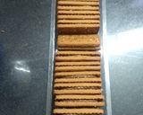 A picture of step 1 of Chocolate Biscuit Cake.