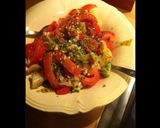 Une image de l'étape 3 de Salade de tomates poireaux laitue et herbes aromatiques.