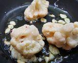 Foto del paso 5 de la receta Coliflor rebozada con almendra