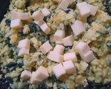 Foto del paso 3 de la receta: Bocaditos de arroz  y espinacas en airfryer (o al horno)