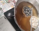 A picture of step 8 of Sweet Flower Khaja (Achappam) with Rabadi (fusion).
