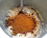 A picture of step 2 of Broken wheat sweet Pongal.