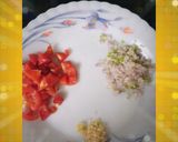 A picture of step 1 of Green peas curry.