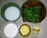 Foto langkah ke 1 dari resep Bobor Bayam Jagung.