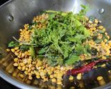 A picture of step 9 of Quinoa dosa with chana dal coriander chutney.