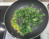 मेथी बेसन सब्ज़ी रेसिपी चरण 2 फोटो
