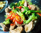 Foto langkah ke 3 dari resep Tumis broso (brokoli baso).