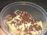 Pisang kukus keju coklat