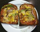 A picture of step 5 of BrownbreadPizza#themechallenge.