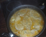 Foto del paso 5 de la receta: Cinta de lomo en escabeche con pimiento asado y papas fritas
