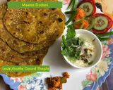 A picture of step 6 of Bottle Gourd/Lauki Thepla/paratha           .