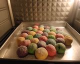 Foto langkah ke 9 dari resep Rainbow Bubble Bread.