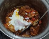 A picture of step 3 of Beef biryani.