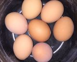 Tojásos, hagymás krumplisaláta, titkos összetevővel recept fázis 2 fotója