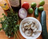 A picture of step 1 of Cooked Shrimp Ceviche.