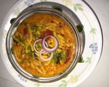 A picture of step 10 of Kathiyawadi gathiya ki sabzi.