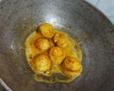 A picture of step 1 of Egg curry dhaba style.