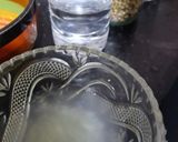 A picture of step 3 of Chicken mandi with dukka.