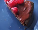 Une image de l'étape 6 de Gâteau chocolat framboise et spirulina.