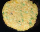 A picture of step 3 of Leftover dal & rice pancake.