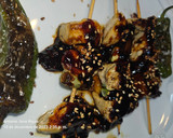 Foto del paso 4 de la receta: Pincho de pollo, con salsa de soja y miel 🍯