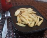 A picture of step 4 of Leftover idli french fries.