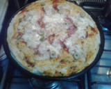 Foto del paso 13 de la receta: Pizza rellena y otra con levadura