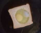 A picture of step 2 of Egg in a hole.