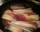 Foto del paso 2 de la receta: Pencas de acelga🌿 bbq🌶🍯 con crema🍶 de arroz🍚...🤔🤨😊