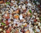 A picture of step 3 of Lobia Chaat.