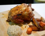 รูปขั้นตอนการทำที่ 4 ของ ไก่อบมันฝรั่ง + ดอกกะหล่ำบด