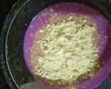A picture of step 2 of Beetroot kadhi.