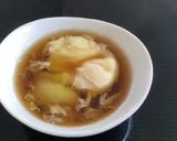 A picture of step 1 of Egg in Ginger Syrup.